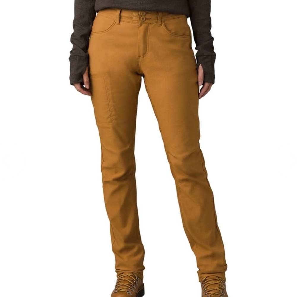 Prana Women's Mustard Straight-Leg Pants
